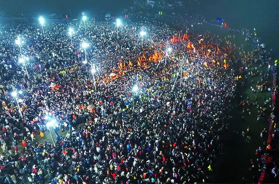 kumbh-mela-drone-night-view