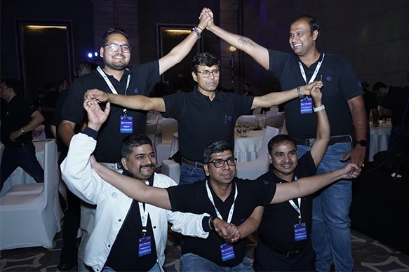 Team bonding at company events