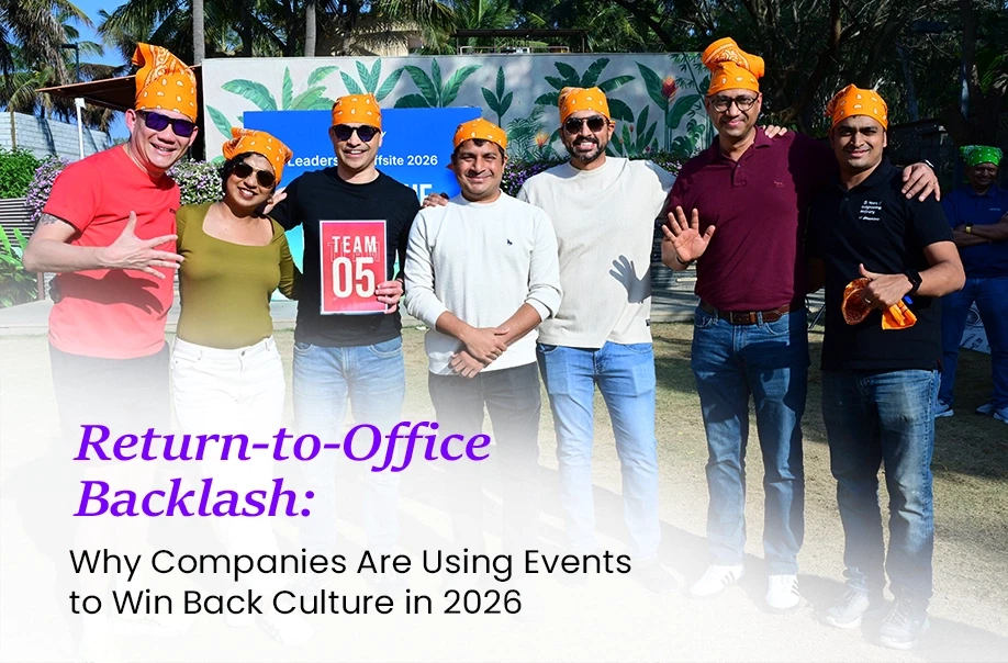 Corporate team building in Bangalore
