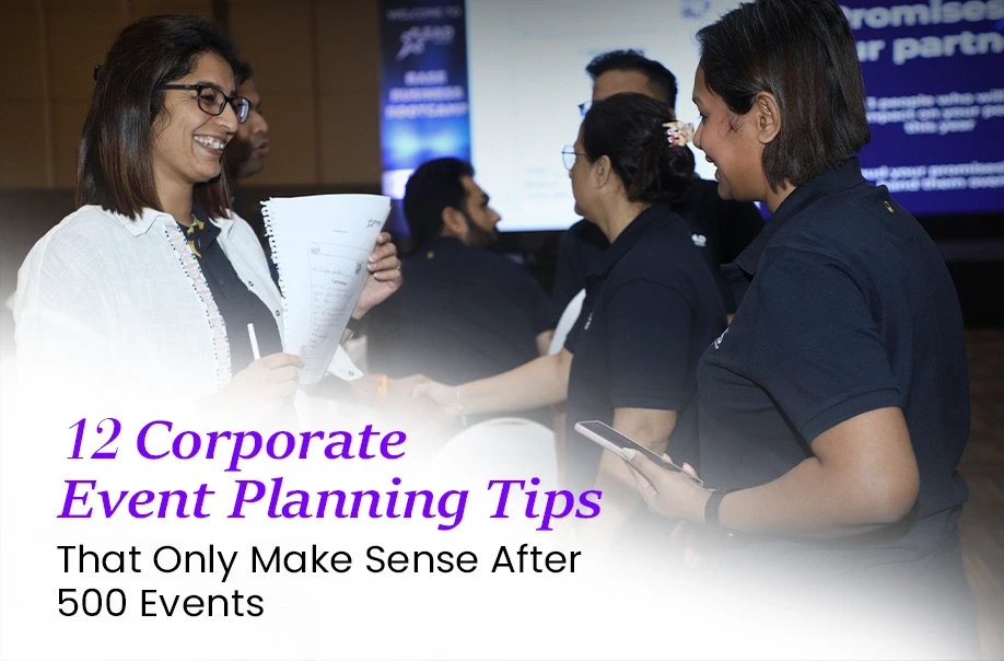Corporate Event Planning Tips